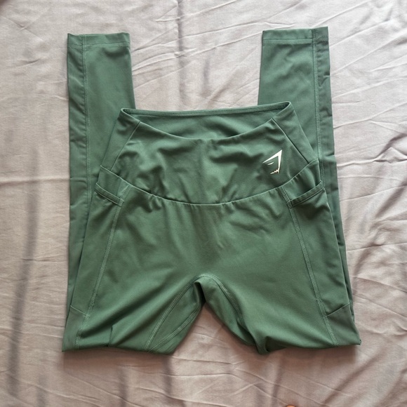 Green Gymshark Leggings - Picture 2 of 6
